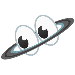 ringed planet and eyes