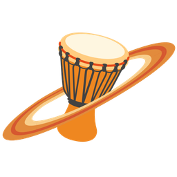 ringed planet and long drum