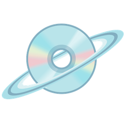 ringed planet and optical disk