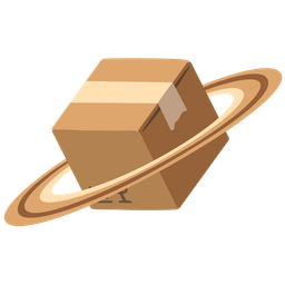 ringed planet and package