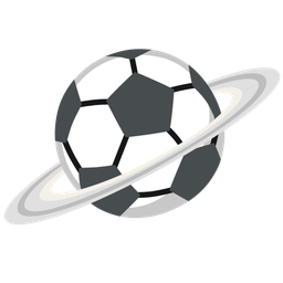 ringed planet and soccer ball