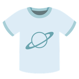 ringed planet and t-shirt