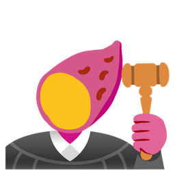 Roasted sweet potato and Balance scale