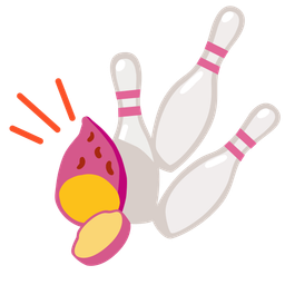 Roasted sweet potato and Bowling