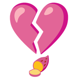 Roasted sweet potato and Broken heart