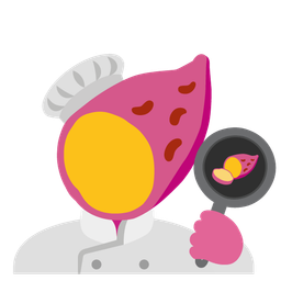 Roasted sweet potato and Cooking