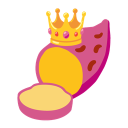 Roasted sweet potato and Crown