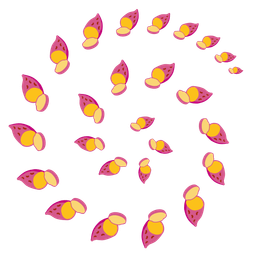 Roasted sweet potato and Cyclone