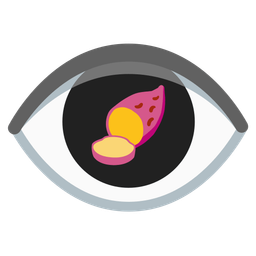 Roasted sweet potato and Eye