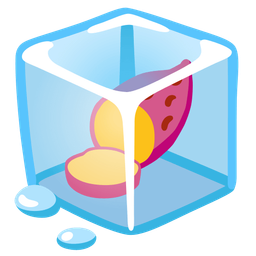 Roasted sweet potato and Ice