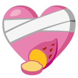 Roasted sweet potato and Mending heart