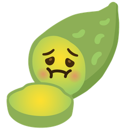 Roasted sweet potato and Nauseated face