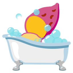 Roasted sweet potato and Soap