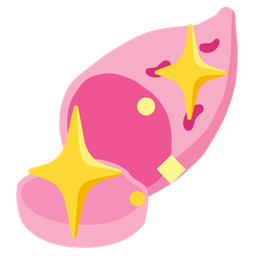 Roasted sweet potato and Sparkling heart