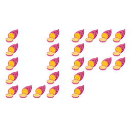 Roasted sweet potato and UP! button