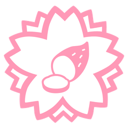 Roasted sweet potato and White flower