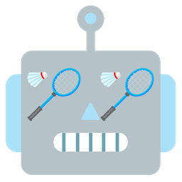 robot and badminton