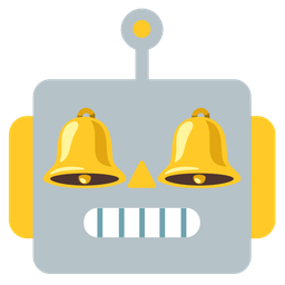 robot and bell