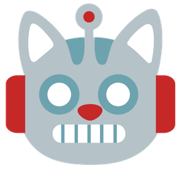 robot and cat face