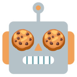 robot and cookie