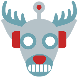 robot and deer