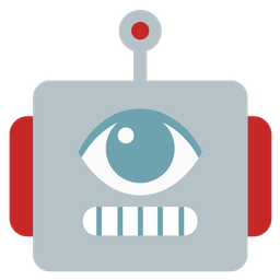 robot and eye