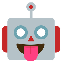 Robot and Face with tongue