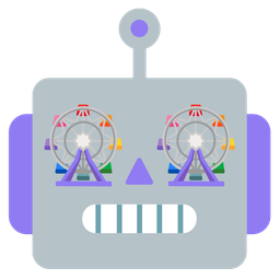 robot and ferris wheel