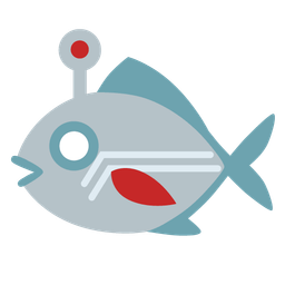 robot and fish