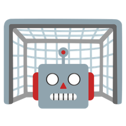 robot and goal net