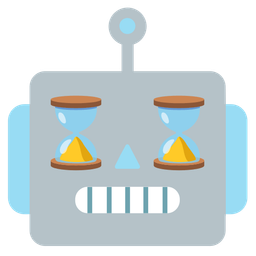 robot and hourglass done