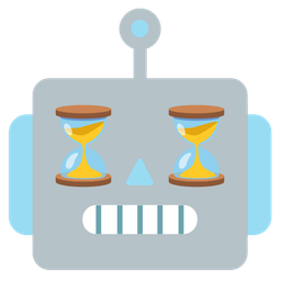 robot and hourglass not done