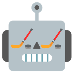 robot and ice hockey
