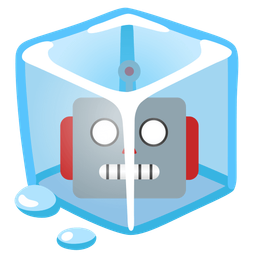 robot and ice