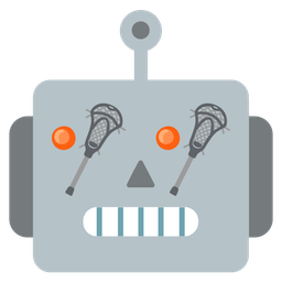 robot and lacrosse