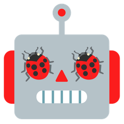 robot and lady beetle