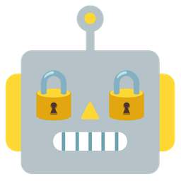 robot and locked