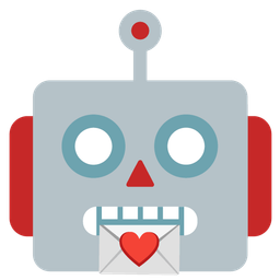 robot and love letter