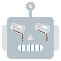 robot and pouring liquid