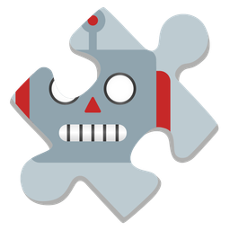 robot and puzzle piece