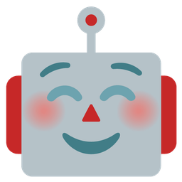 Robot and Smiling face