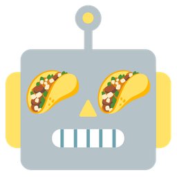 robot and taco