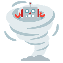 robot and tornado