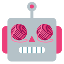 robot and yarn