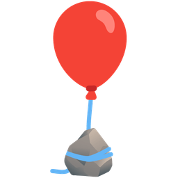 Rock and Balloon