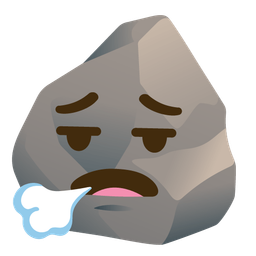 Rock and Face exhaling