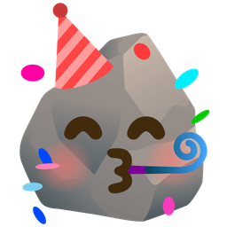 Rock and Partying face