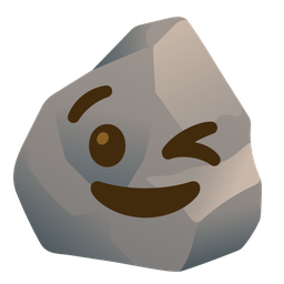 Rock and Winking face