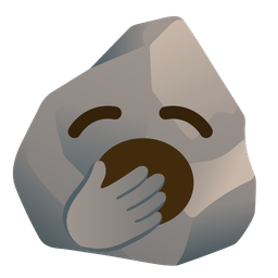 Rock and Yawning face