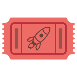 rocket and admission tickets